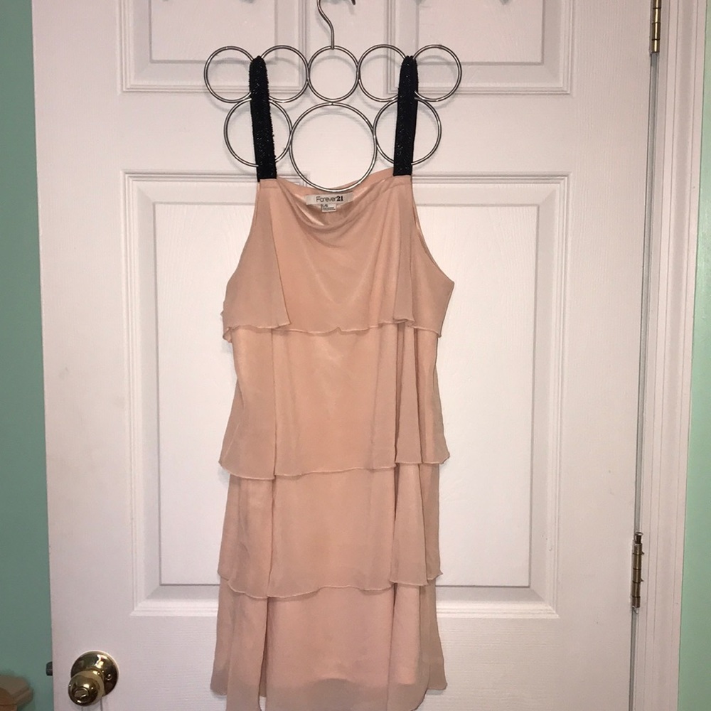 Pleated baby pink dress